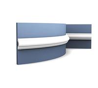 Orac Moulure flexible PX120F 200 cm x 4 cm x 1,9 cm Polyuréthane prétraité