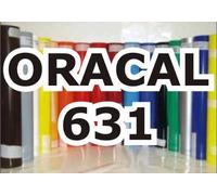 Oracal 631 - Film Orafol au Mètre Couleur et dimension au choix pour Stickers muraux, Bleu roi (49), 63 cm