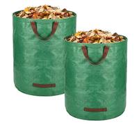 ORAGKE Sac Jardin Dechets Verts Resistant, 272L Sac Vegetaux Jardin - Sacs à Déchets de Jardin Autoportant, Pliable, Imperméable, Réutilisable pour Feuilles, Herbe - Grand Capacité (2 pc, 272 L)