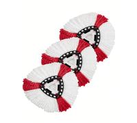 Oral Best Lot de 3 têtes de balai pour Turbo 2 en 1 EasyWring Clean | Microfibre absorbante, lavable en machine et facile à remplacer, pour un nettoyage en profondeur sur le carrelage