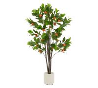 Oranger artificiel Plante artificielle en pot Agrumes Arbre artificiel en pot 13
