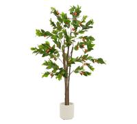 Oranger artificiel Plante artificielle en pot Agrumes Arbre artificiel en pot 16
