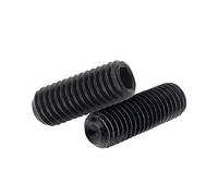 ORANXIN Douille Hexagonale Vis de pression Niveau 12.9 Acier allié Point de tasse Hexagone Vis sans tête Boutons Allen M3 x 4mm 50 Pièces