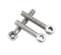 ORANXIN M10 x 120mm 1 Pcs Acier inoxydable 304 Boulons à oeil Gréage Points d'ancrage Swivel Piton à œillet Levage industriel