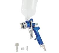 ORAZIO HVLP Mini Pistolet à Peinture Gravité 500cc 1,4mm Buse en Cuivre Pulvérisateur de Peinture en Aluminium Compresseur d'Air Outil pour Auto Meubles Clôture Revêtement de Surface