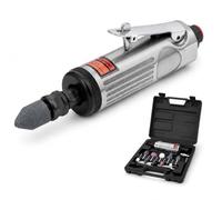 ORAZIO Kits de Meuleuse Pneumatique 16 Pièces, Mini Meuleuse Droite Pneumatique pour La Réparation de Pneus et Autres Applications, avec Accessoires 3mm 6mm 212505B