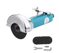 ORAZIO Meuleuse Pneumatique Coupe Scie de Meulage Droite 3" 75mm avec 6 Disques, Outil de Coupure Découpeur Pneumatique 212553B