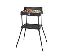 Orbegozo BCT 5500 Barbecue électrique en acier inoxydable, 2300 W, grille 36,5 x 24,5 cm, régulateur de température, pieds amovibles