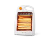 Orbegozo BP 5007 Poêle à Quartz Compact - Chaleur Intense et Uniforme par Rayonnement - 2 Niveaux de Puissance - Système de Sécurité Anti-Basculement