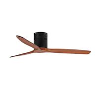 Orbegozo CF 175132 Ventilateur de plafond 30 W avec 132 cm, mode hiver été, pales en bois naturel, minuterie programmable et télécommande incluse