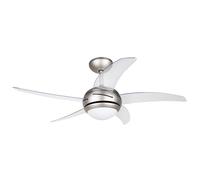 Ventilateur de Plafond Orbegozo CP 54132 - Silencieux et Efficace - 5 Pales Transparentes - 3 Vitess