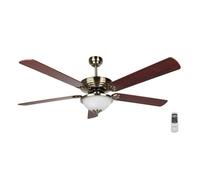 Orbegozo CP 80142 Ventilateur de Plafond Elegance - Silencieux et Puissant - 5 Pales Réversibles -