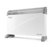 Orbegozo CVT 3400 Convecteur, thermostat réglable, fonction turbo, protection contre la surchauffe, poignées de transport, 2000 W, blanc