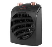 Orbegozo FH 5036 Chauffage électrique avec thermostat réglable, 2200 W, 2 positions de chaleur et fonction ventilateur, 3600 W, 1 lit 44 décibels, noir