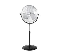 Orbegozo Ventilateur sur pied PWS1950 industriel 3 vitesses pales métal, poignée Argent 220V