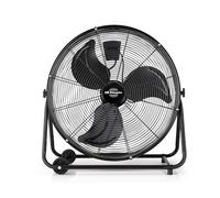 Orbegozo Pwt 3075 Ventilateur industriel Power Fan, tête inclinable, pales métalliques de 75 cm, 3 vitesses de ventilation, roues de transport, 200 W, métal