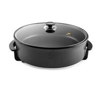 Orbegozo PZ 8100 - Cocotte électrique avec couvercle en verre, revêtement antiadhésif, thermostat réglable, diamètre de 40 cm, 1500 W