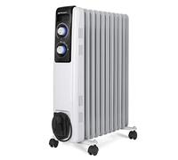 Orbegozo RF 2500 Radiateur à huile, construction modulaire à 11 éléments, 2500 W, blanc