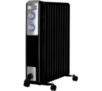 Orbegozo RN 2500, Chauffage électrique instantané à l'huile, Huile, Intérieur, Sol, Noir, Puissance