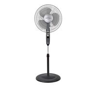 Orbegozo SF 3347 - Ventilateur sur pied, 3 vitesses de ventilation, minuterie, 3 pales, hauteur réglable, 50 W, noir