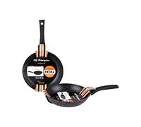 Orbegozo SFB 8024 Poêle à frire en aluminium forgé, surface antiadhésive, noir, 1 litre, 24 CM