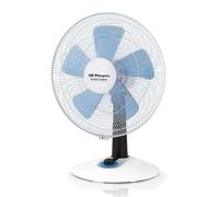 Orbegozo TF 0138 Ventilateur de bureau au design moderne et sûr - Pales de 35 cm - 4 vitesses - Fon