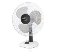 Orbegozo TF 0143 - Ventilateur de table, oscillant, 3 vitesses, hélices de 40 cm de diamètre, poignée, 50 W, témoin lumineux à LED, blanc