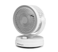 Orbegozo TF 1015 Ventilateur de bureau 15 cm 40 W 3 vitesses oscillation horizontale automatique tête inclinable 90° silencieux pieds antidérapants design compact grand débit d'air