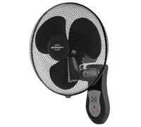Orbegozo WF 0243 Ventilateur mural silencieux avec télécommande - Puissant et polyvalent - 3 modes