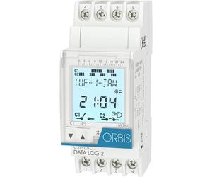 ORBIS Zeitschalttechnik DATA LOG 2 230 V Programmateur horaire pour rail numérique 250 V/AC