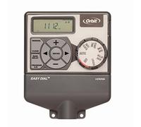Orbit 28966 Easy Dial Contrôleur d'arrosage d'intérieur 6 Stations Gris
