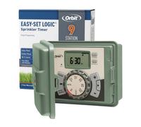 Orbit Minuteur 9 stations, plastique et métal, vert