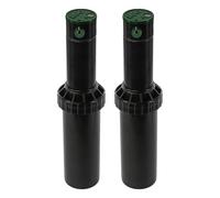 Orbit Watermaster 55461 Voyager Lot de 2 têtes d'arrosage réglables et escamotables à entraînement par engrenage, 10,2 cm, Noir