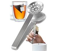 ORBLUE Pince à Thé en Inox - Infuseur de Thé Pratique, Cuillère à Thé pour Sachet, Pince Cuisine Multifonction - Design Élégant et Durable
