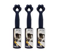 orbond Lot de 3 Rouleaux Anti-Peluches pour Animaux domestiques - 99 Feuilles adhésives au Total - Feuilles adhésives parfumées aux Agrumes - Convient à Tous Les Types de Tissus