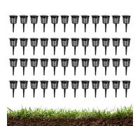 Orchid Fertilizer Holder, Slow Release Nutrient Basket, 1,96 x 1,18 pouces Case with Cover Build, Professional Root Health Tool, 50 pièces Set with Industrial Style, Guard for Animal Prevention