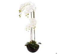 Orchidée artificielle pot céramique H115cm - Atmosphera Créateur d'intérieur