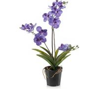 Orchidée Vanda artificielle - env. 60cm - violette - orchidée artificielle en