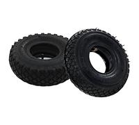 Ordellia 2 pneus 2 Chambres à air 3.00-4 260x85 pour Roue de Diable, Chariot, transpalette, Plateforme, Levage, Transport, résistant à l'abrasion, idéal pour Atelier, Chantier, entrepôt
