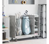 Ordellia Armoire de Golf Chêne Artisanal x x 85, Rangement intérieur Robuste Support Accessoires avec étagères en Bois et métal Finition poudrée pour Garage ou pièce