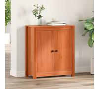 Ordellia Buffet Brun Cire en pin Massif, 70 x 35 x 80 cm, Meuble Bas avec tiroir, Porte, étagère, Rangement pour Salon, Salle à Manger, Cuisine, entrée, Chambre