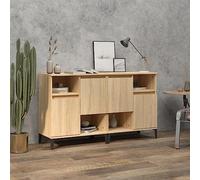 Ordellia Buffet en Bois d’ingénierie chêne Sonoma 60 x 35 x 70 cm, 2 pièces, bahut Rangement avec Portes, Commode Console pour Salon Salle à Manger Cuisine, Exposition décor