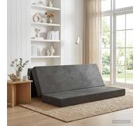 Ordellia Canapé-lit pliant gris foncé 180 x 67 x 45 cm, canapé-lit pliable avec housse amovible en velours, mousse à froid, confort pour chambre à coucher, chambre d'enfant et petit concept d'espace