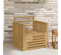 Ordellia Canapé Module Jardin extérieur en Bois d Acacia Massif Blanc, Salon modulable pour terrasse, Fauteuil Angle, Banquette Lounge, Assise résistante aux intempéries