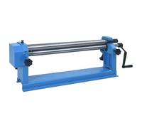 Ordellia Cintreuse de 640 mm en acier pour barres plates, appareil de cintrage en acier avec rouleau de 38 cm, machine à cintrer pour cintrer profilé pour atelier, installation et plomberie