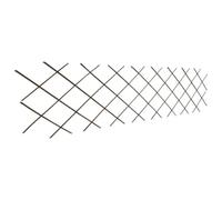 Ordellia Clôture en treillis de saule 5 pièces 180x60 cm extensible pour jardin extérieur balcon terrasse barrière brise vue protection intimité
