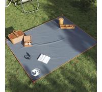 Ordellia Couverture de Pique-Nique avec piquets Bleu 205x pour Camping randonnée Bivouac Trekking Plein air Tente hamac Sac Couchage Matelas réchaud Gourde Lampe Frontale Boussole Aventure