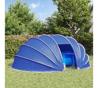Ordellia Dôme de Tente de Piscine 538 x 440 x 204 cm Bleu Azure pour Protection extérieur, abri Thermique, Couvre-Sol, Installation Facile, idéal pour Bassin, Spa, Jacuzzi, été