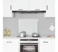 Ordellia Dosseret de Cuisine Transparent 70x60 cm en Verre trempé, Protection Contre éclaboussures, Facile à Nettoyer, Installation Rapide, adapté pour Cuisson et préparation