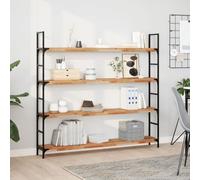 Ordellia Étagères flottantes en Bois d’Acacia Massif à l’Huile 160 x 20 x 4 cm, 2 pcs, Tablette Murale pour Salon, Cuisine, Salle de Bain, Rangement Compact